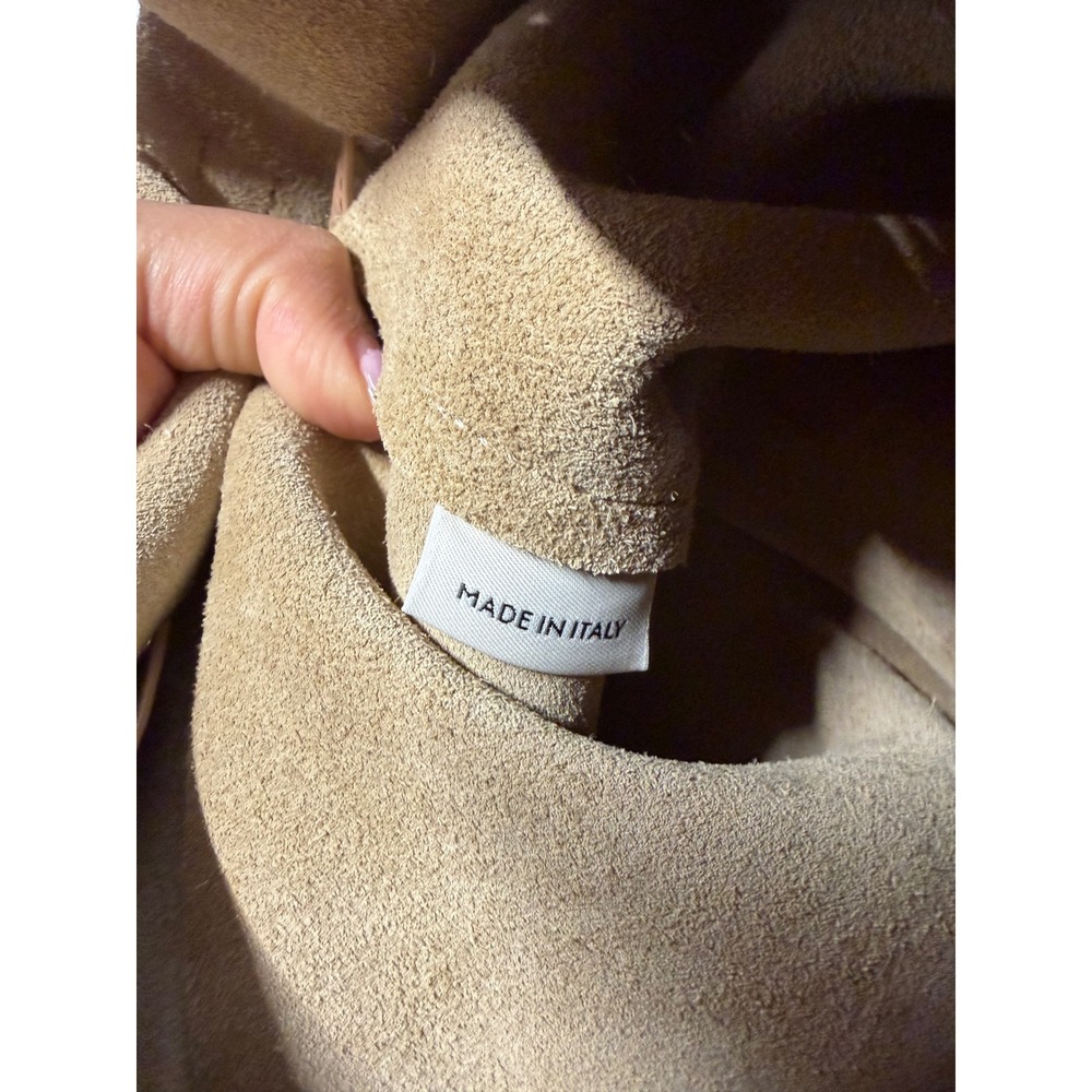 Mansur Gavriel Bucket Bag Women Mini Tan Excellent Pebbled Leather Italy - Picture 8 of 8